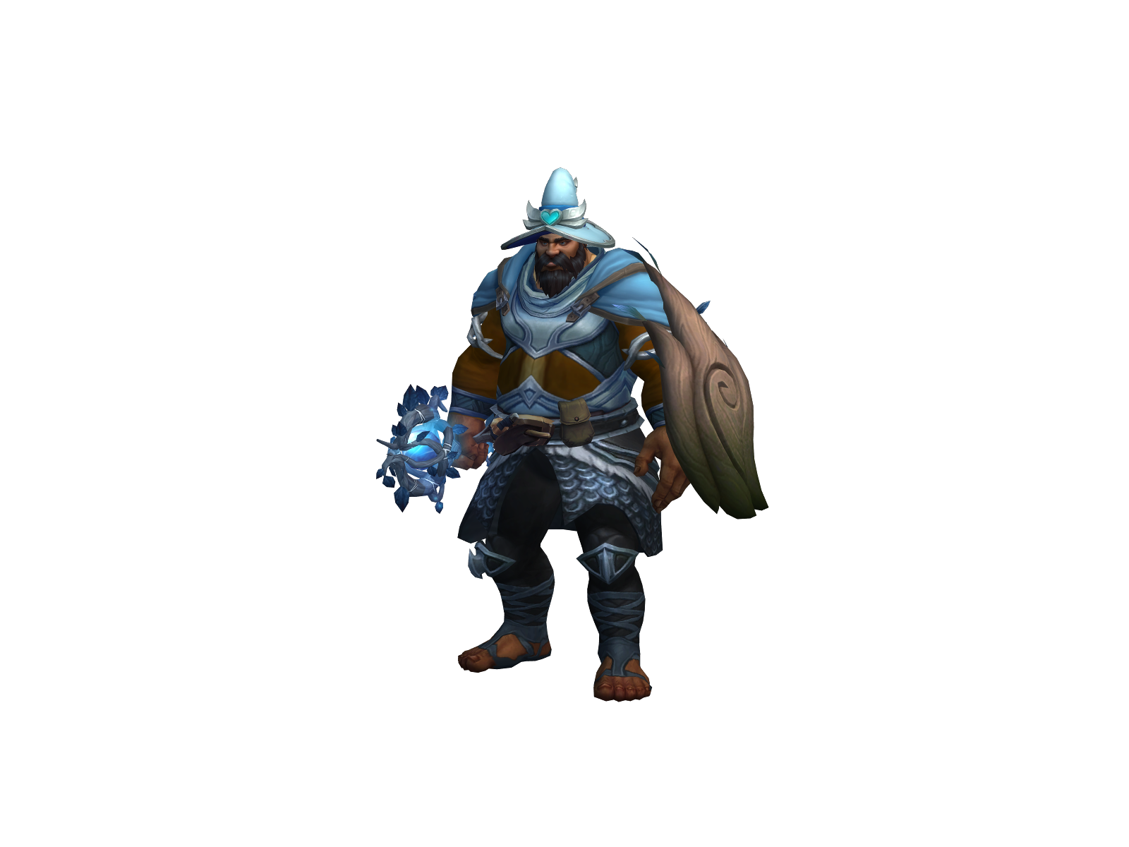 Bonjorno 3D character render