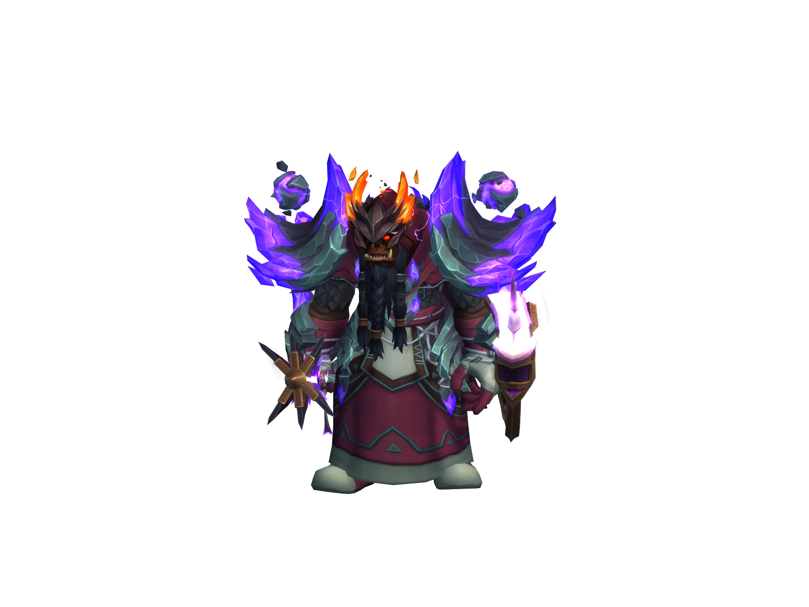 Burzmali 3D character render