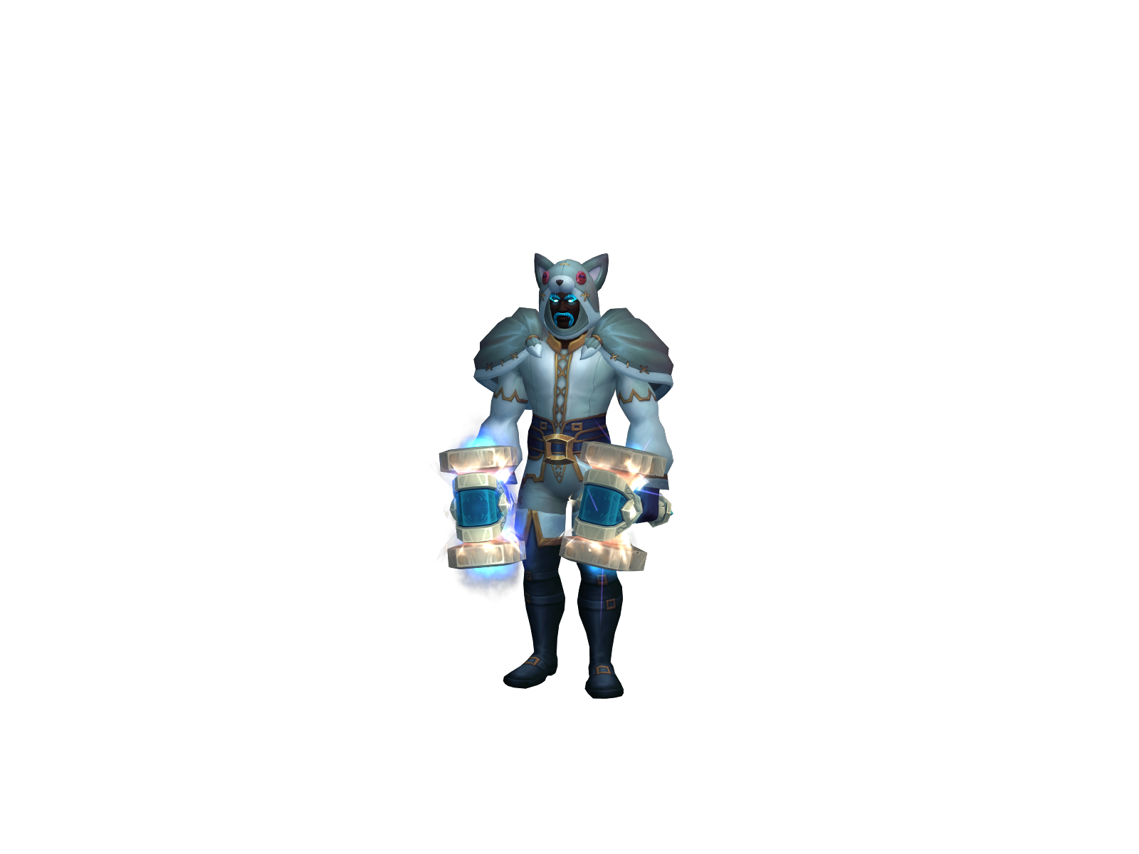 Darkmeat 3D character render