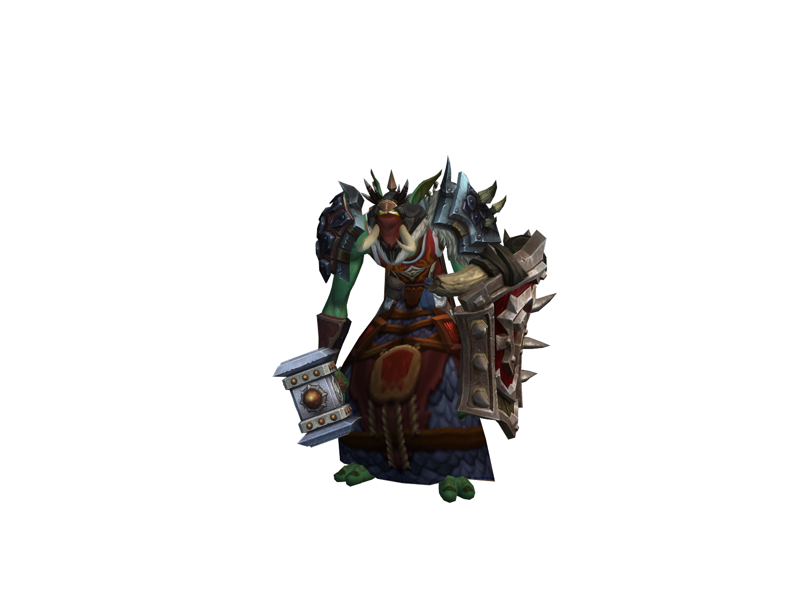 Burza 3D character render