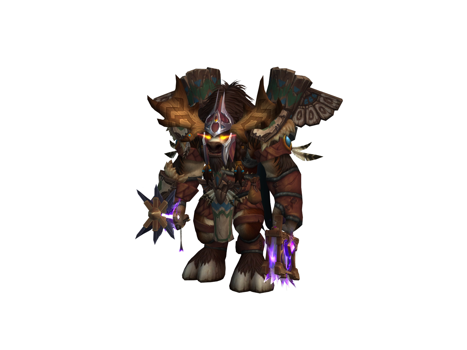 Buffaloman 3D character render