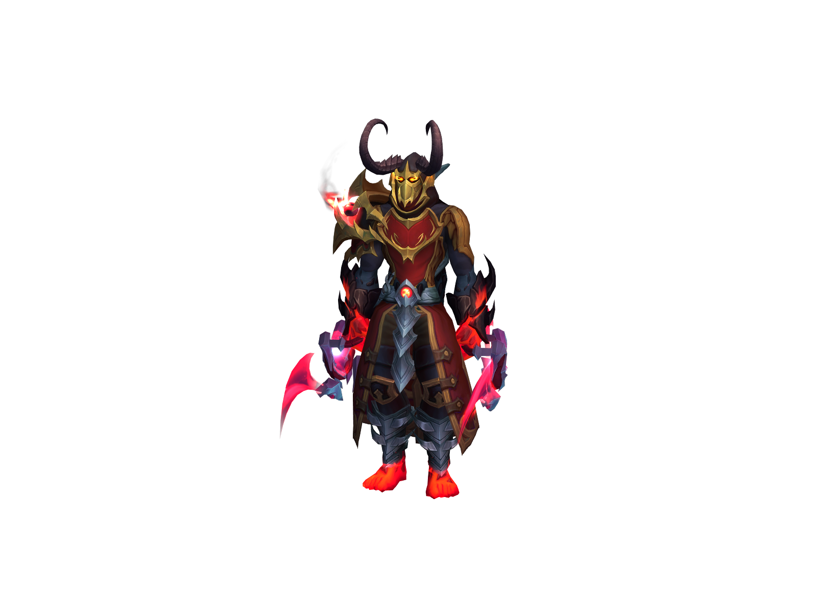 Obsidians 3D character render