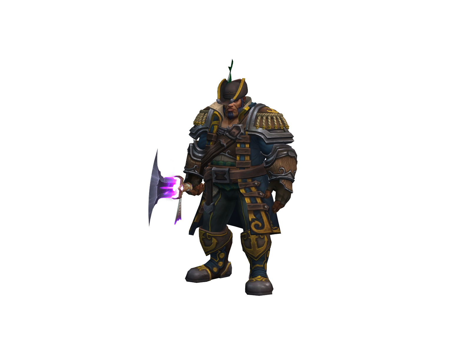 Forager 3D character render