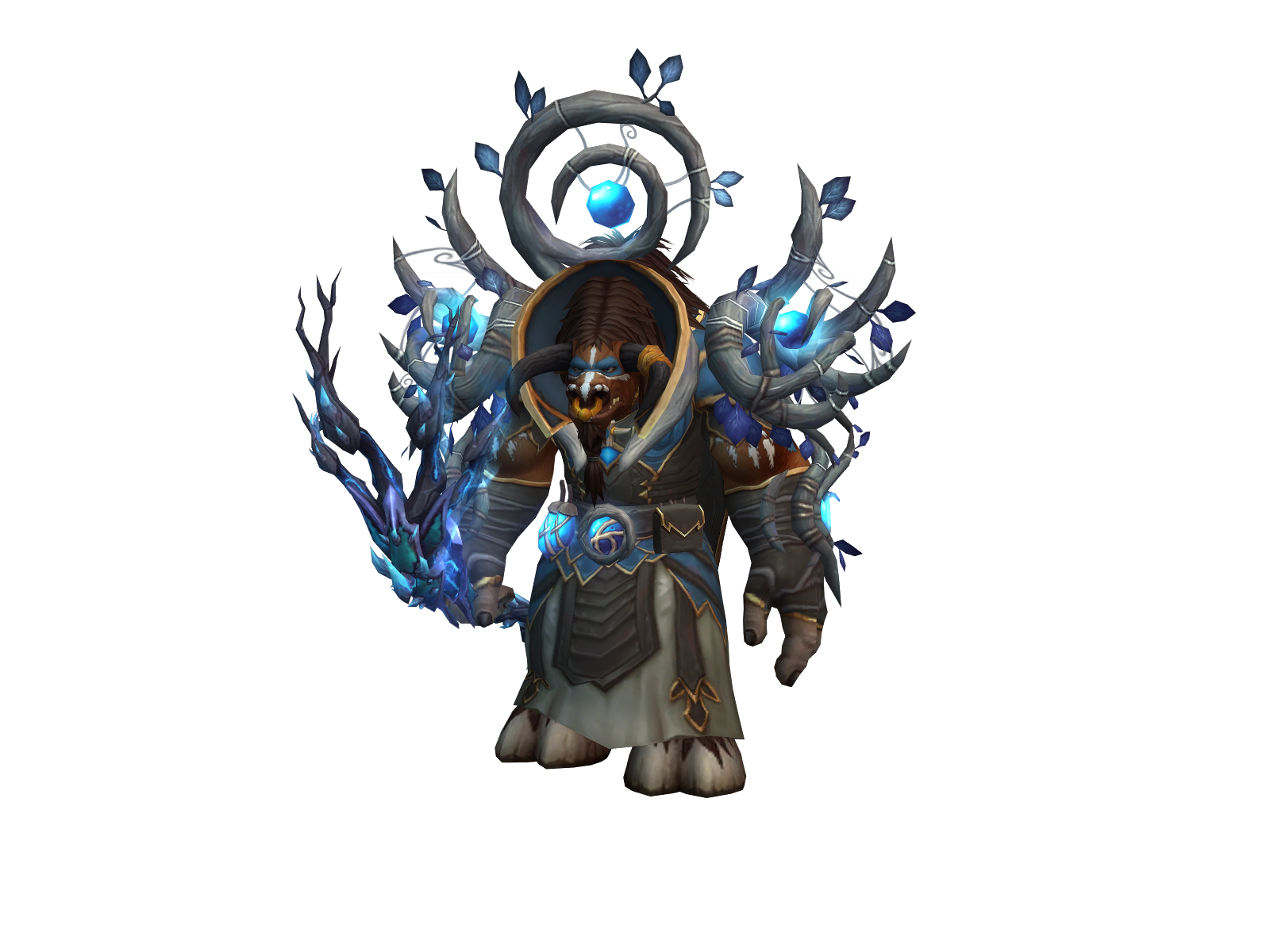 Bomberdruid 3D character render