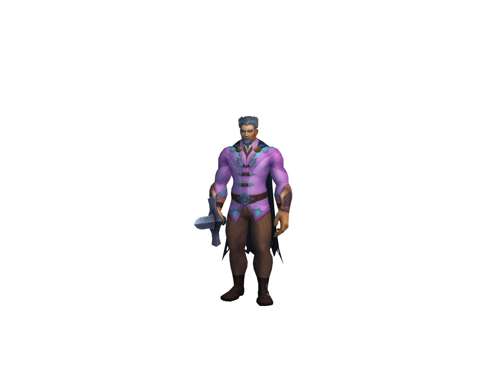 Woodrowwar 3D character render
