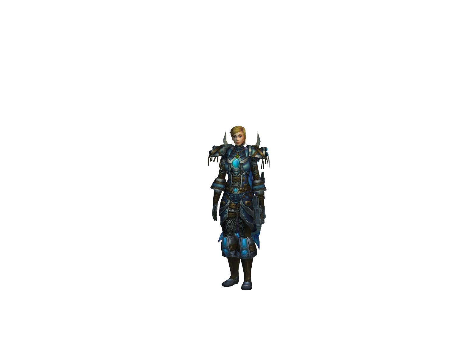 Chyll 3D character render