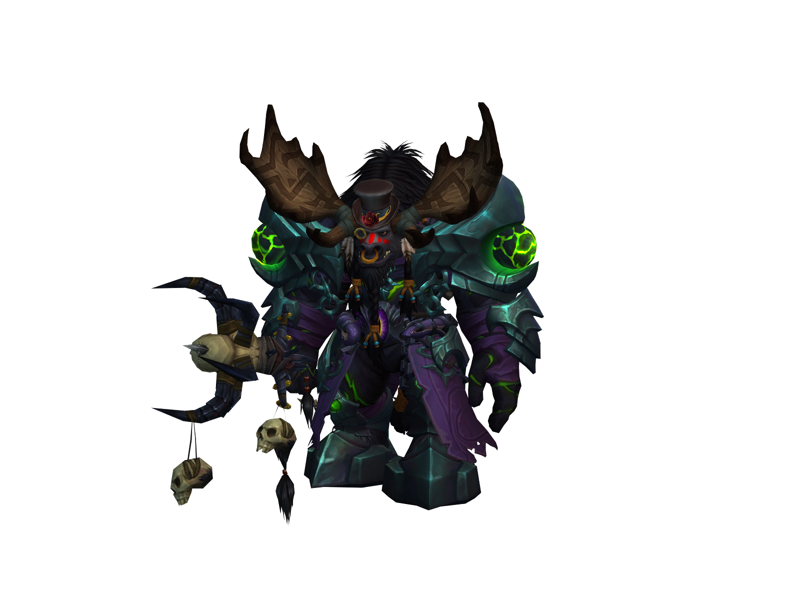 Demonique 3D character render