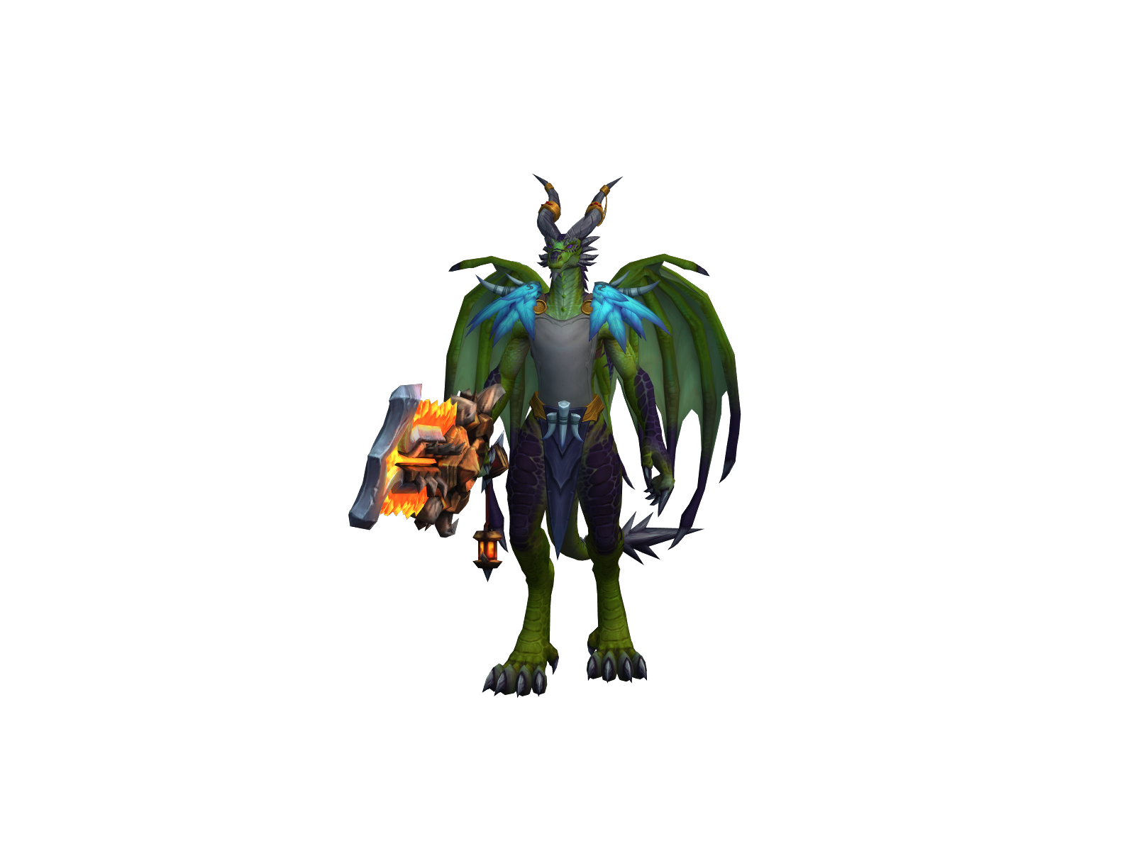Garchomp 3D character render