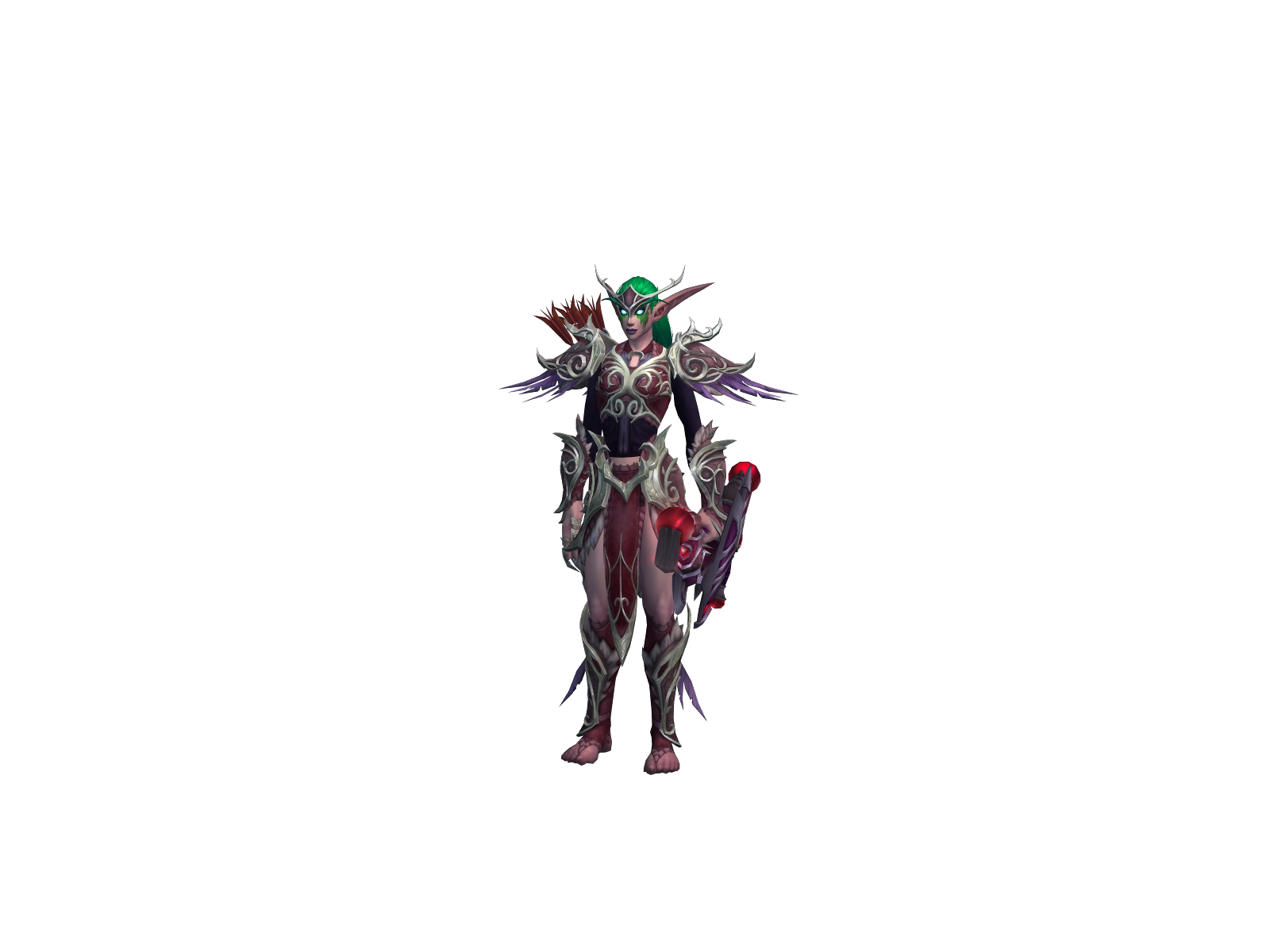 Aleriastraza 3D character render