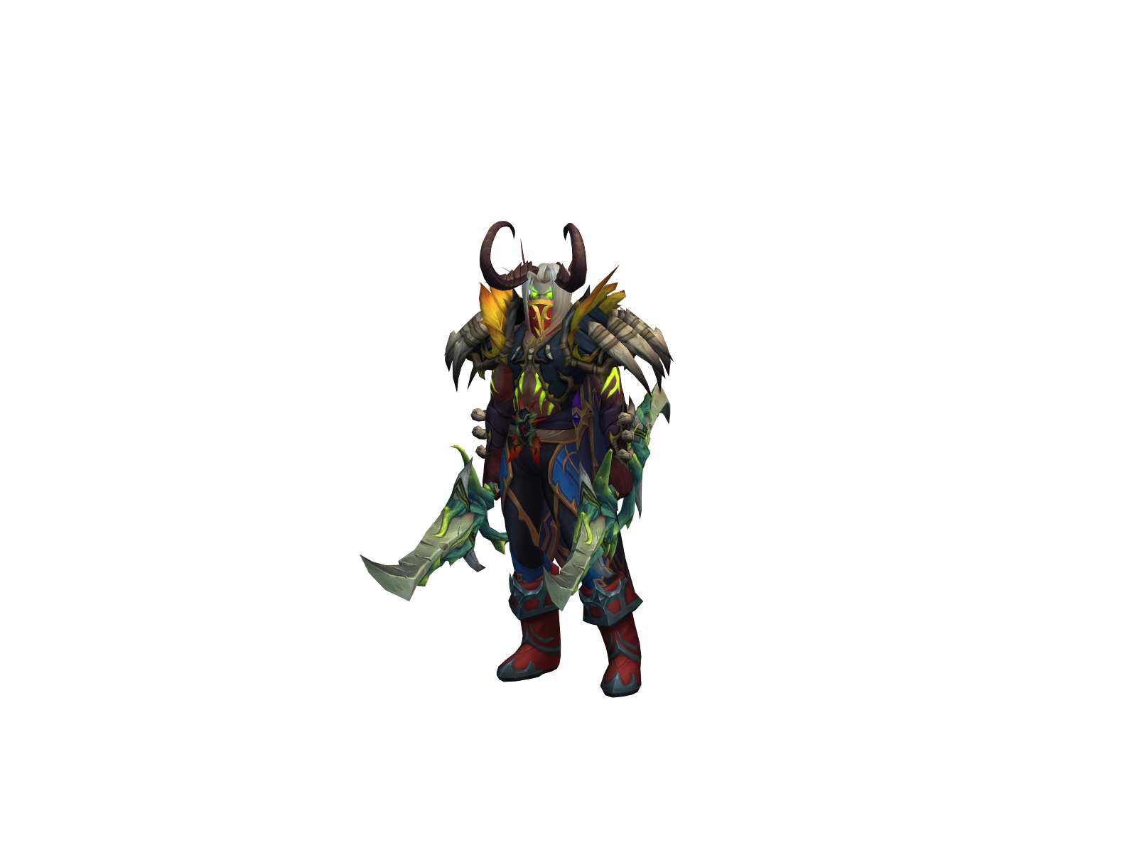 Burntout WoW character banner