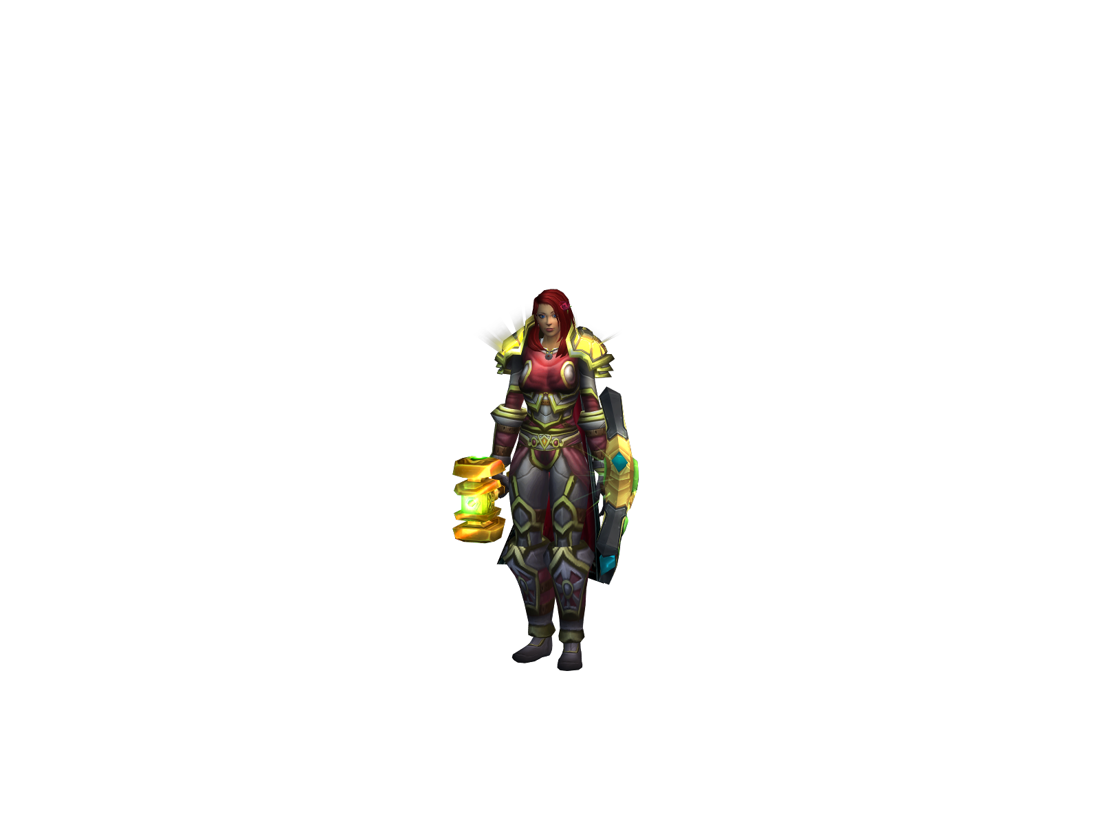 Adreassa 3D character render