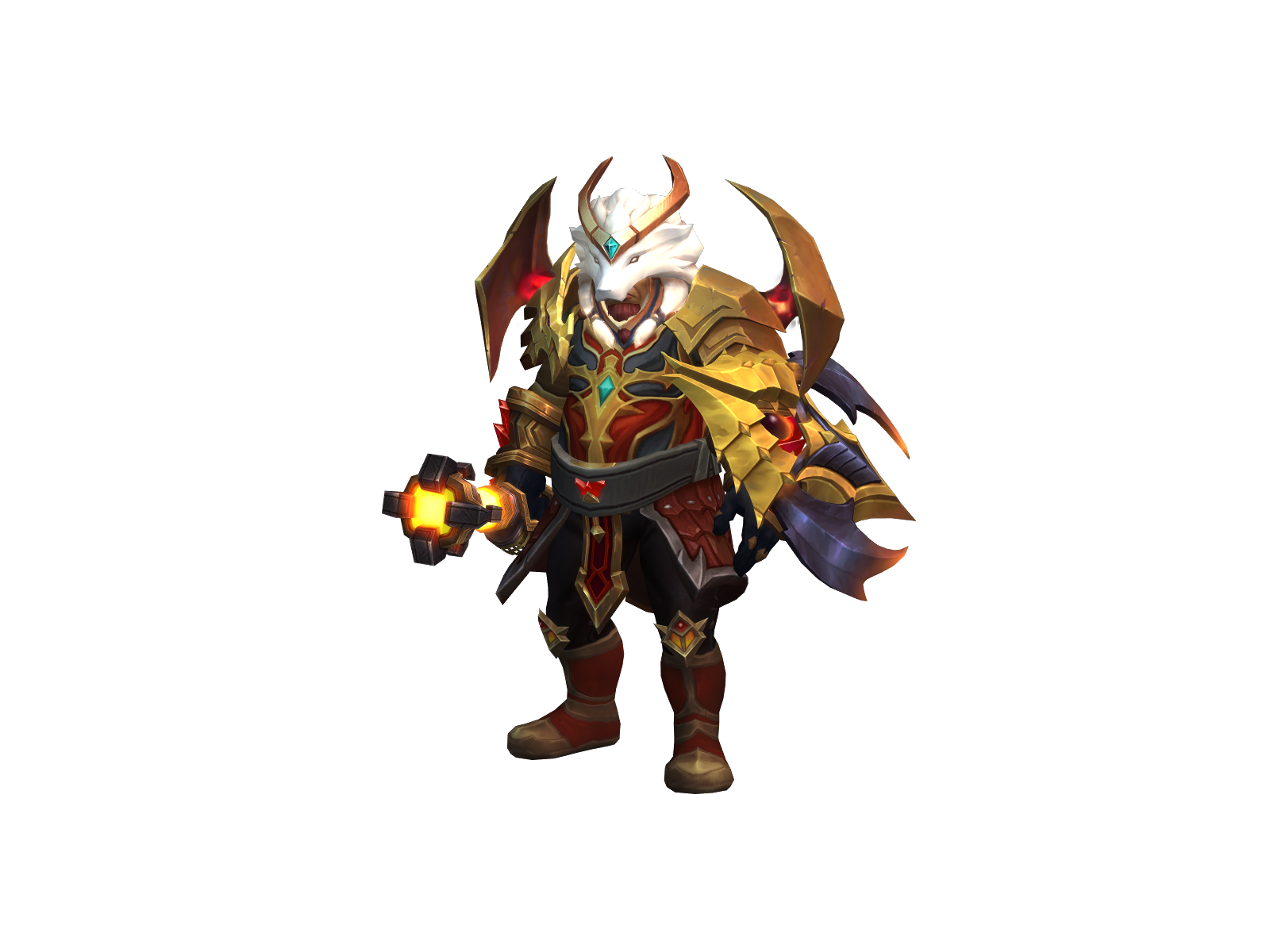 Croaker 3D character render