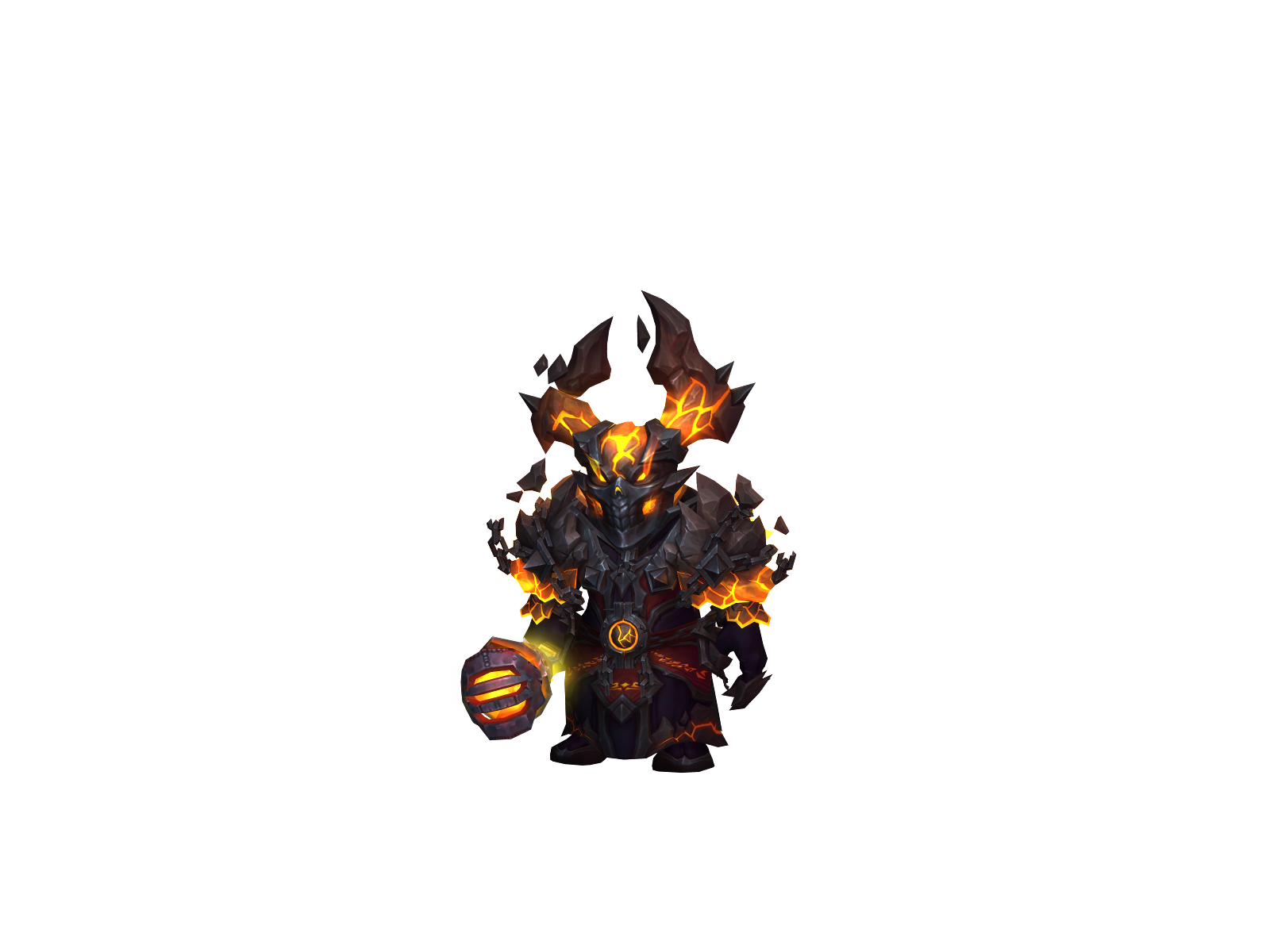 Babyshred 3D character render
