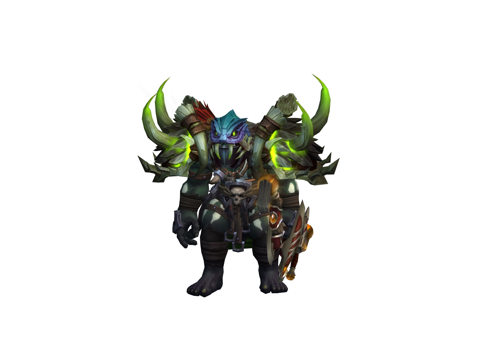 Noluck 3D character render