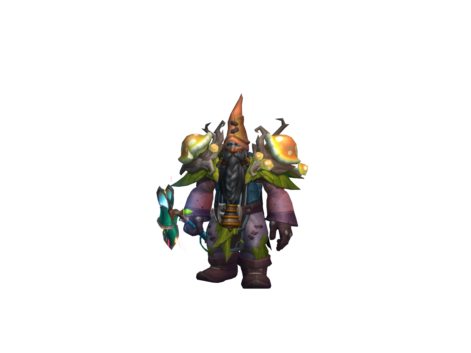 Buddahh 3D character render