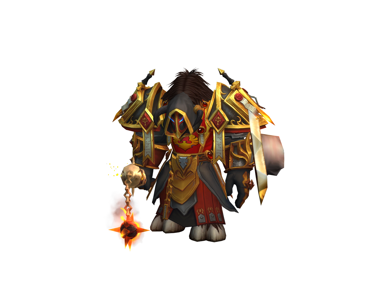 Triton 3D character render