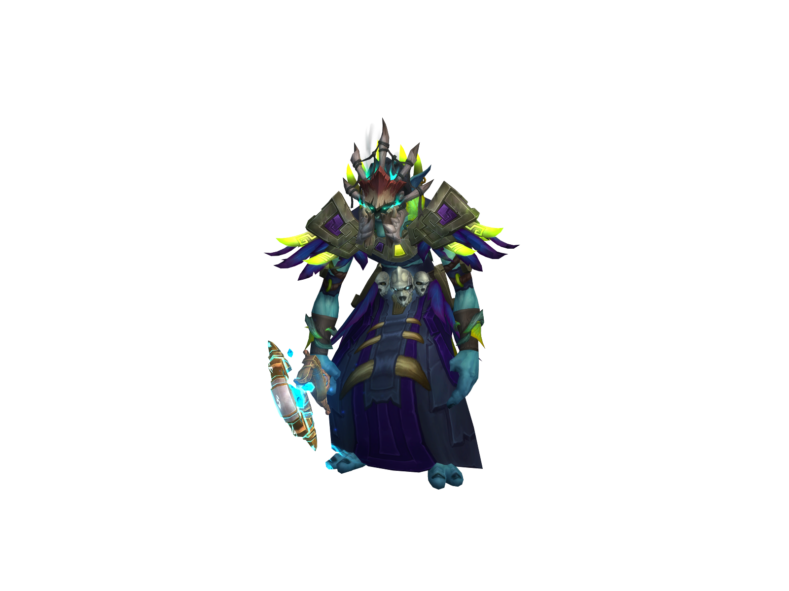 Trollietoes 3D character render