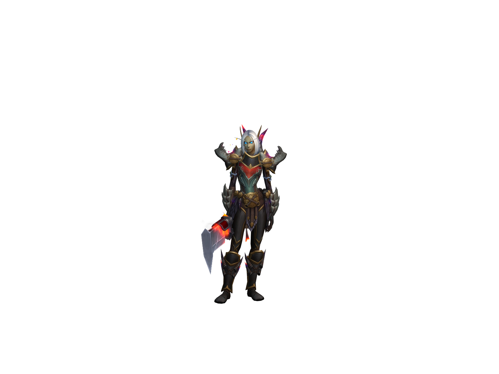 Bustdown 3D character render