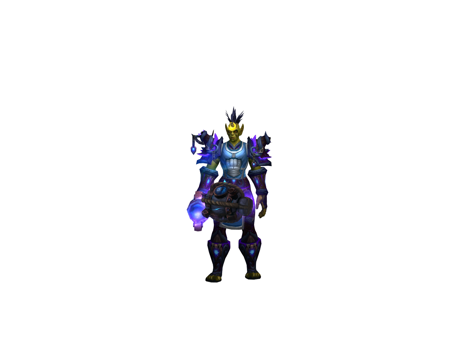 Tamped 3D character render
