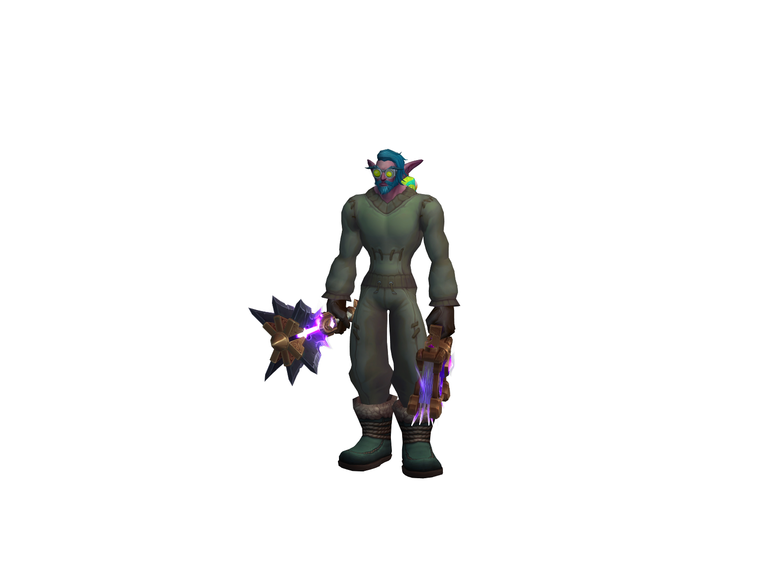 Markymark 3D character render