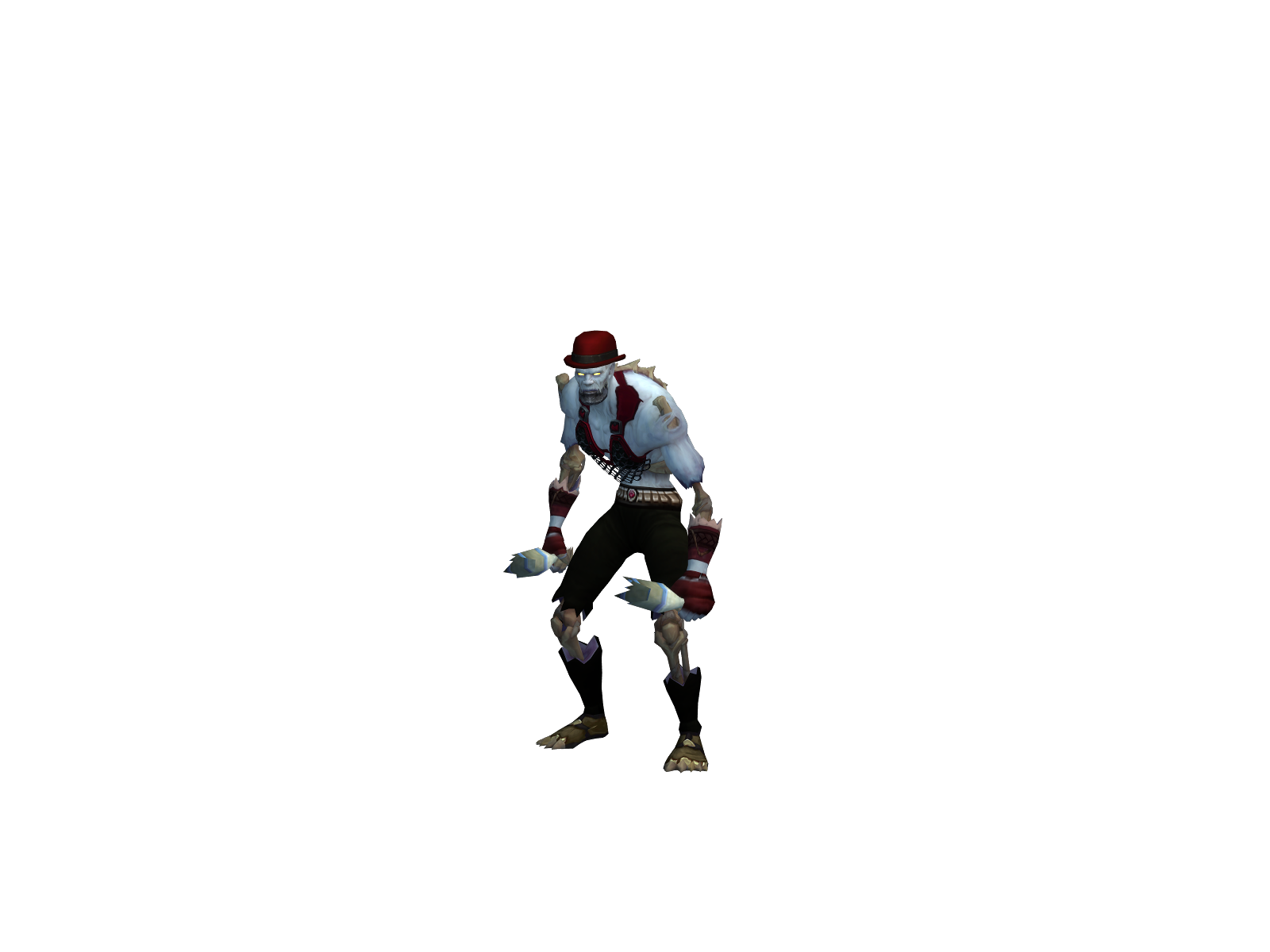 Slashervate 3D character render