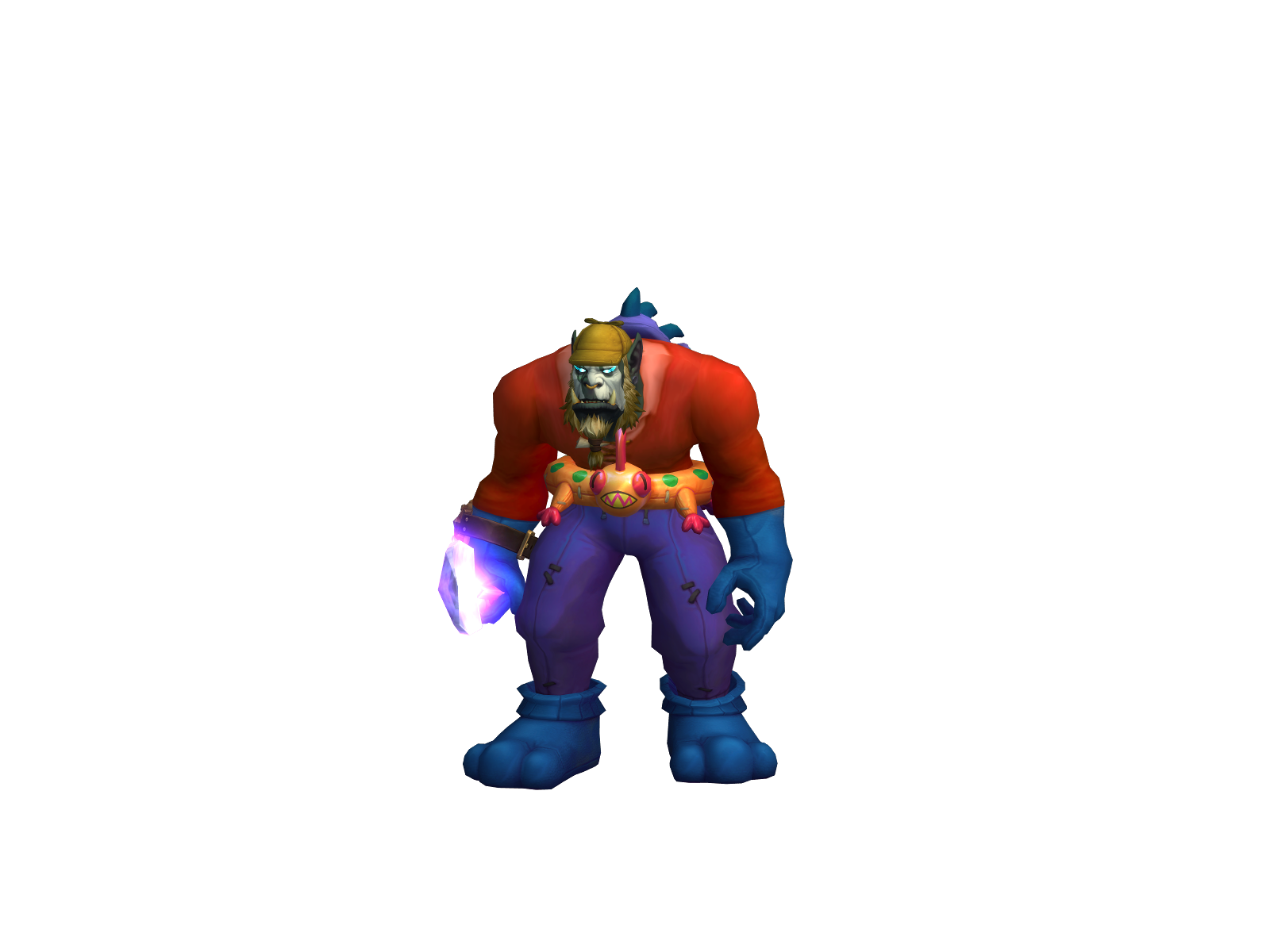 Butterbean 3D character render