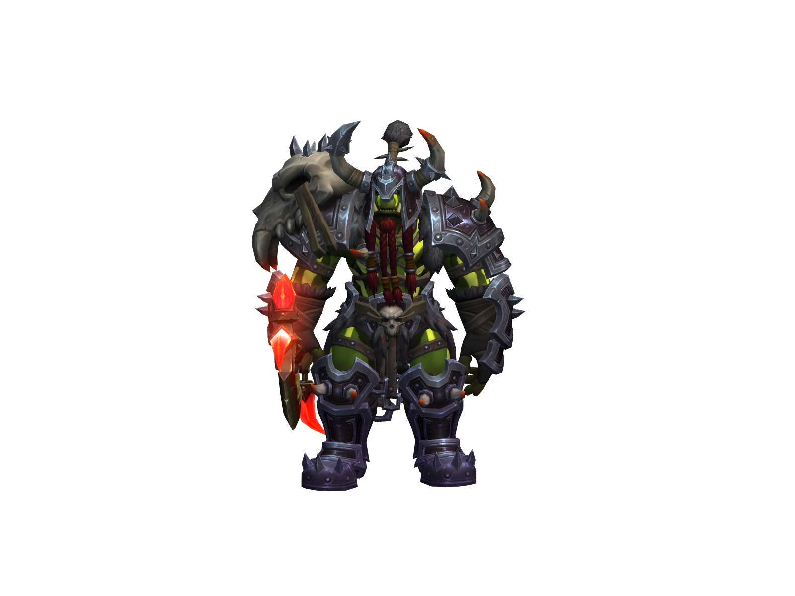 Axeinskull 3D character render