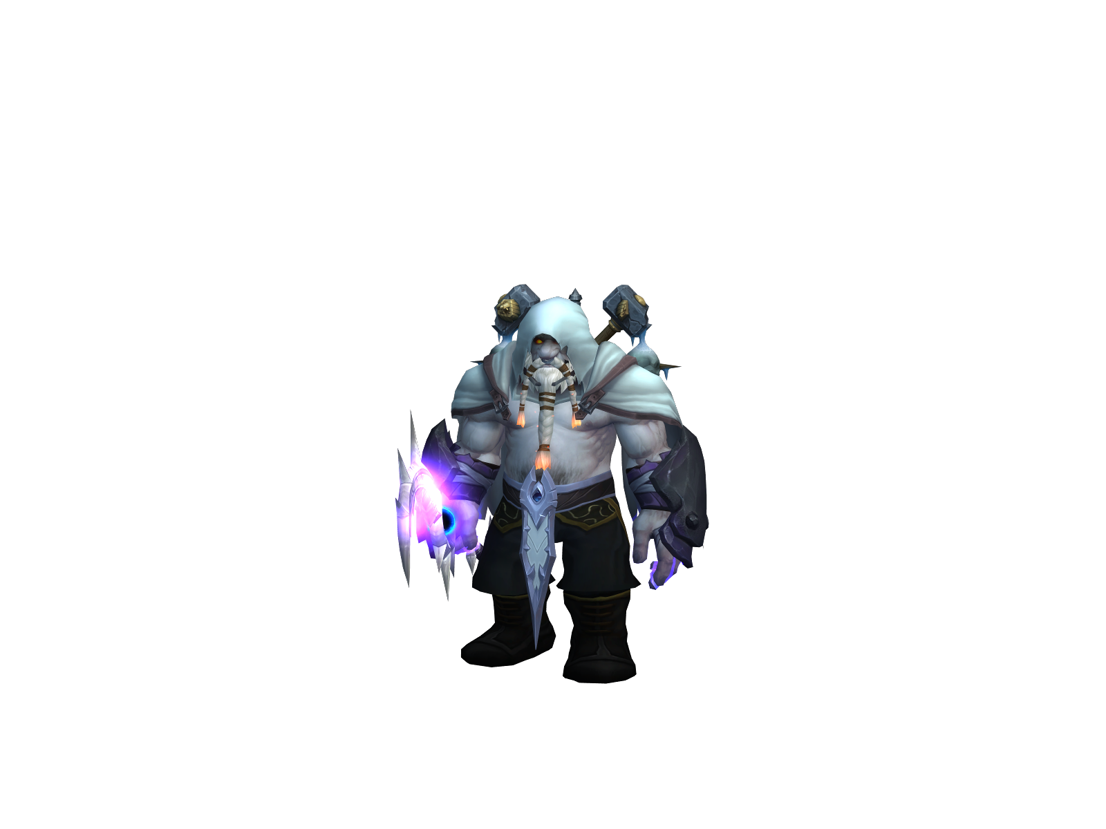 Fapner 3D character render