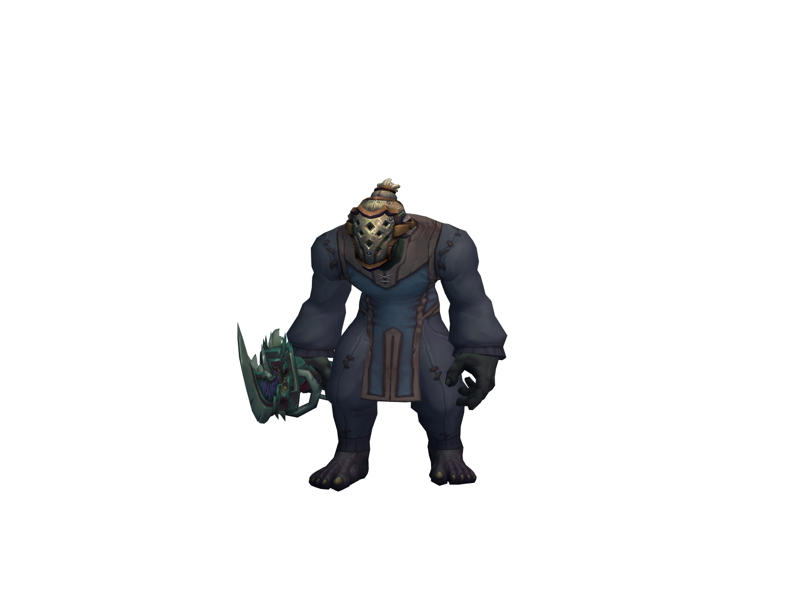 Mike 3D character render