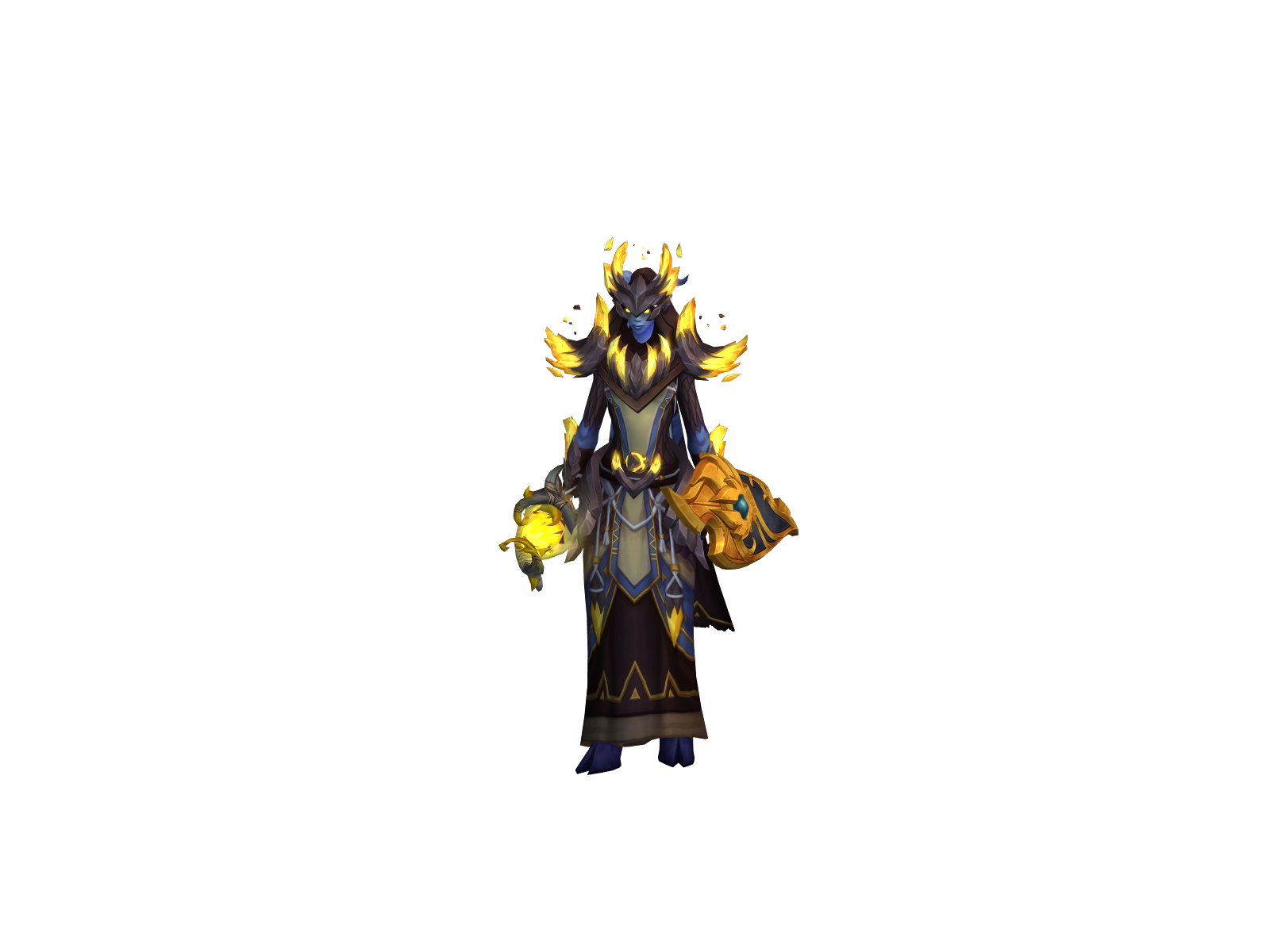 Awsika 3D character render