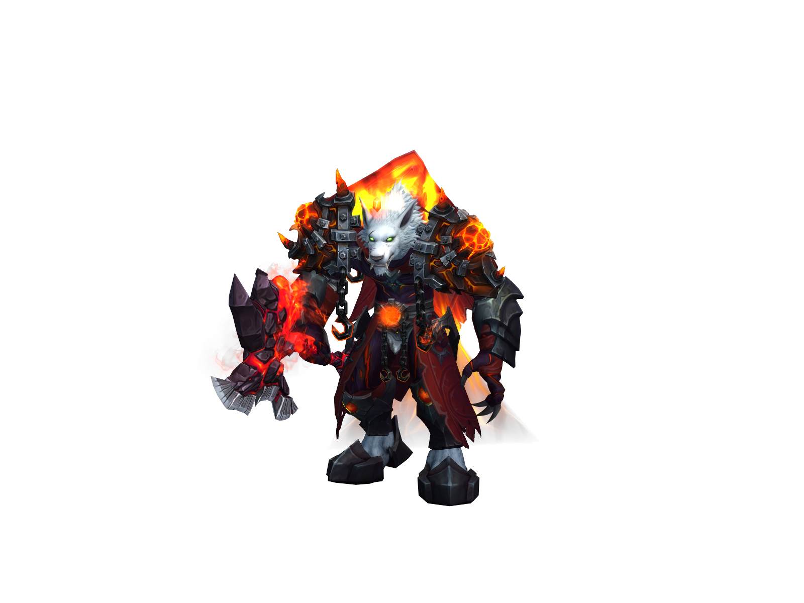 Werewick 3D character render
