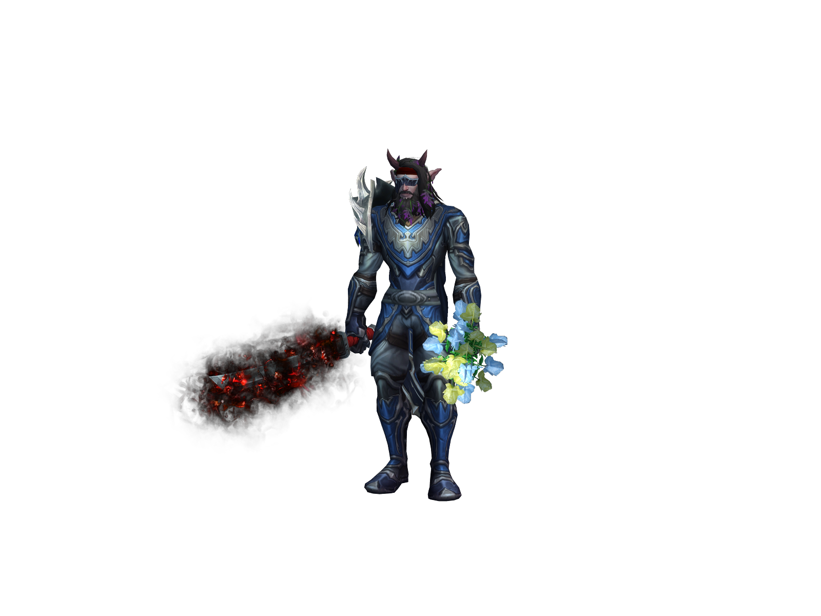 Nighthawk 3D character render