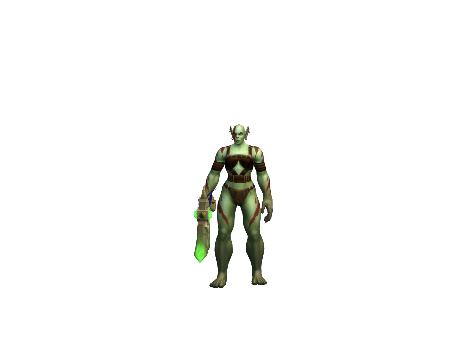 Tip 3D character render