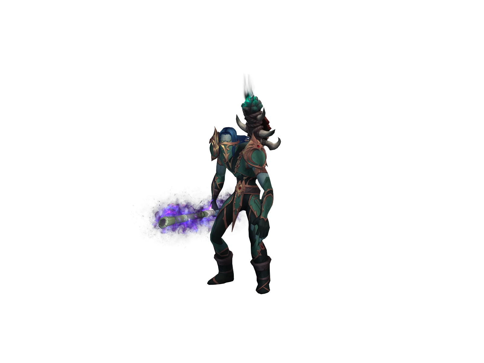 Lightfist 3D character render