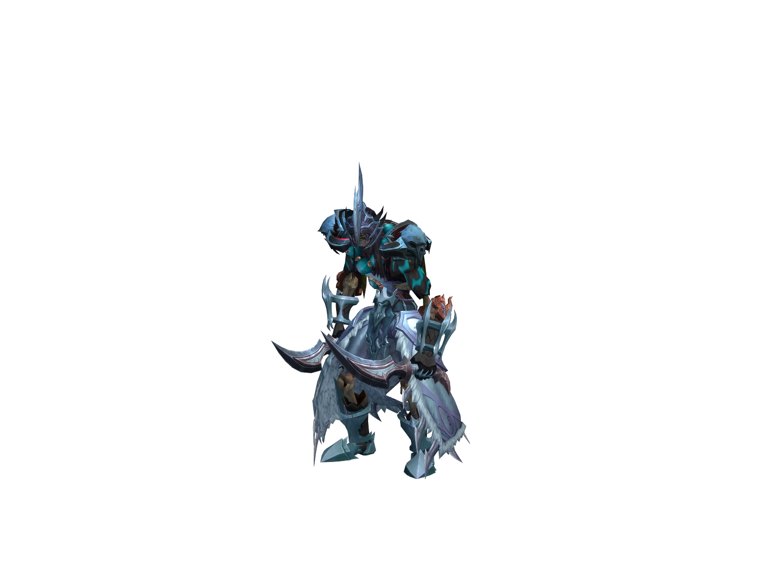 Perceiver 3D character render
