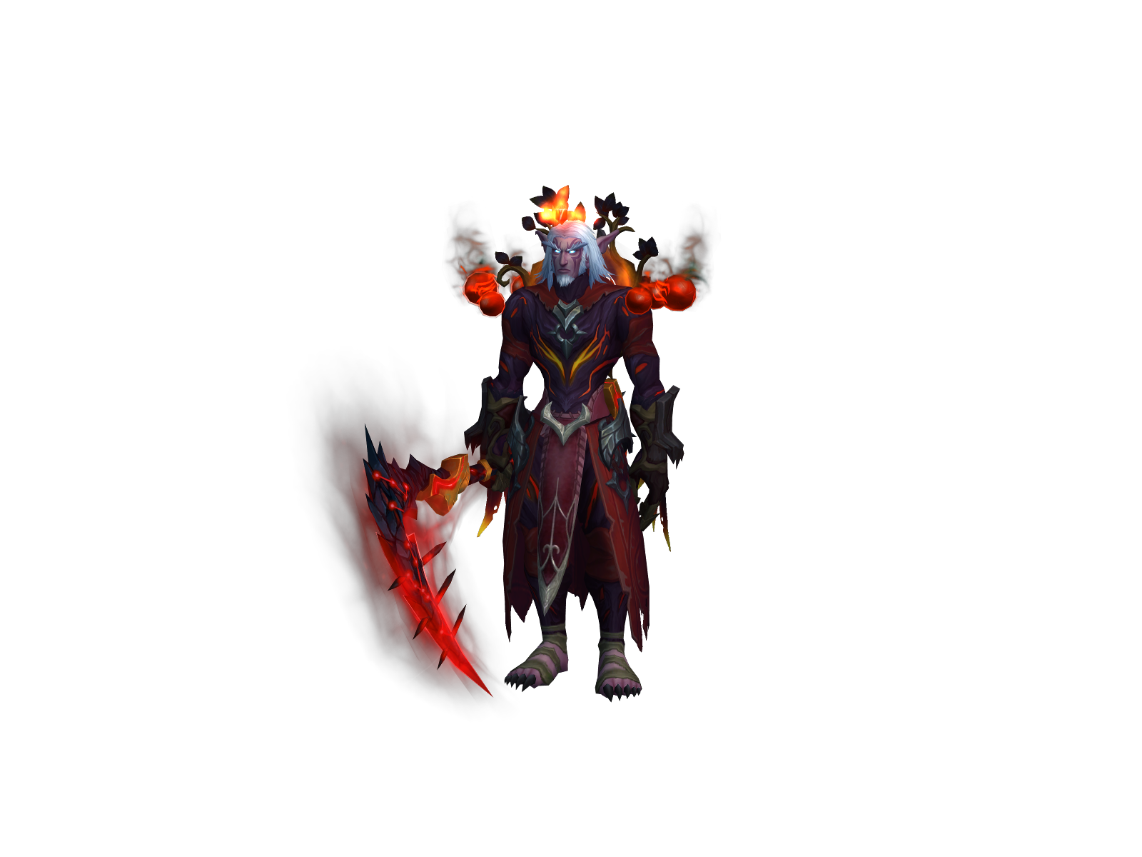 Shìroame 3D character render