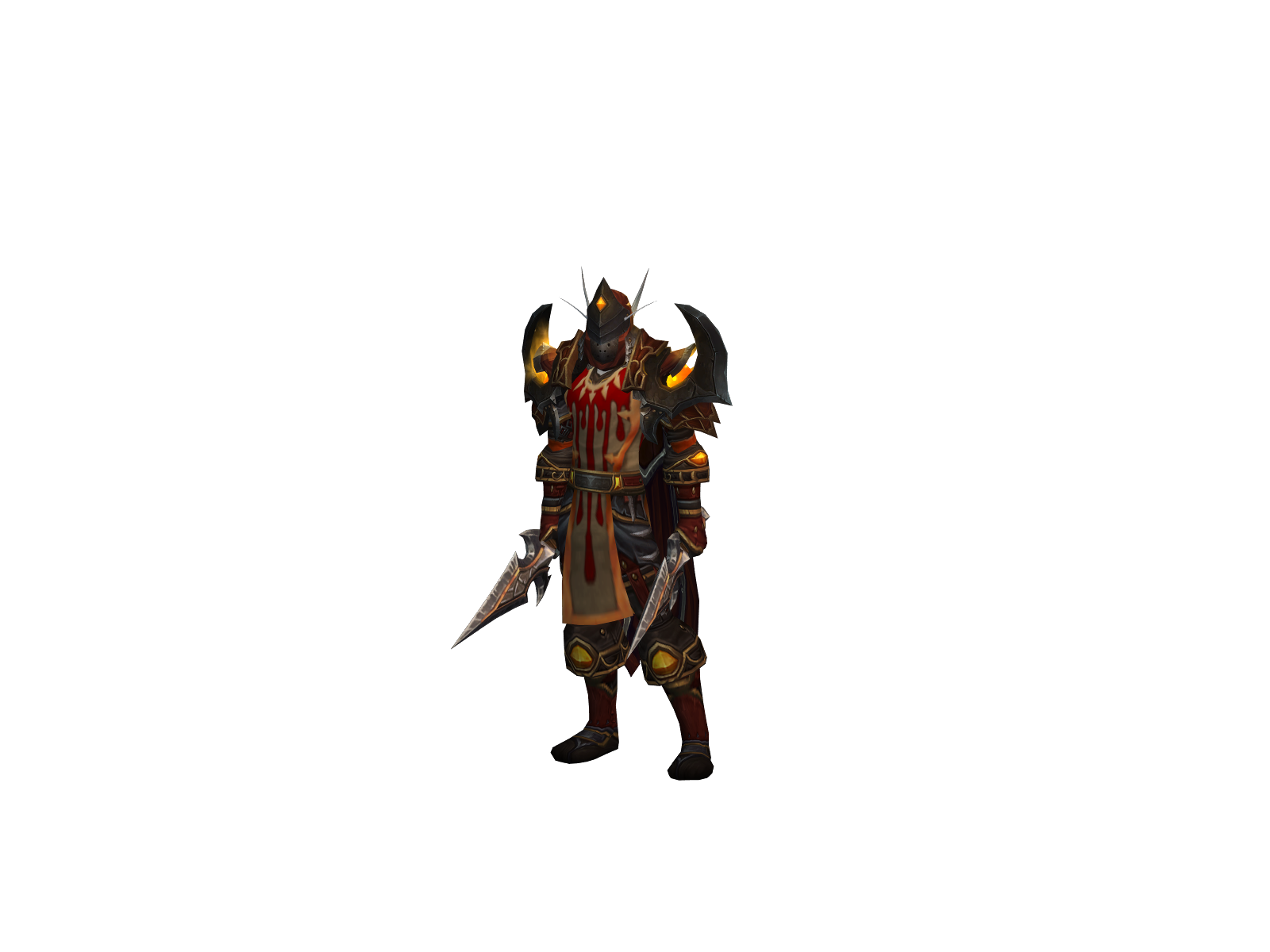Hidden 3D character render