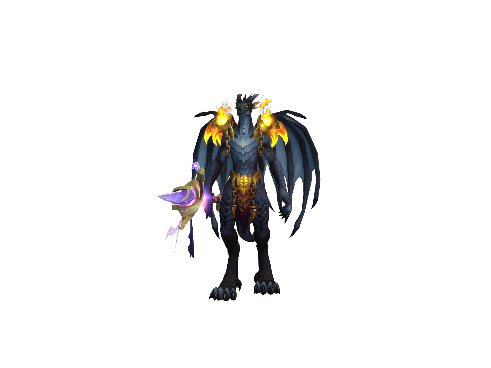 Scorching 3D character render