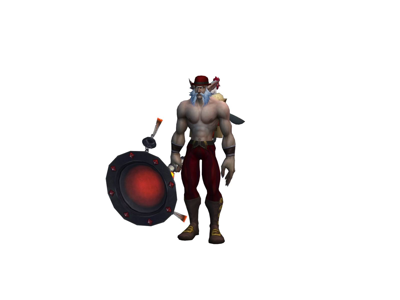 Bigdoug 3D character render