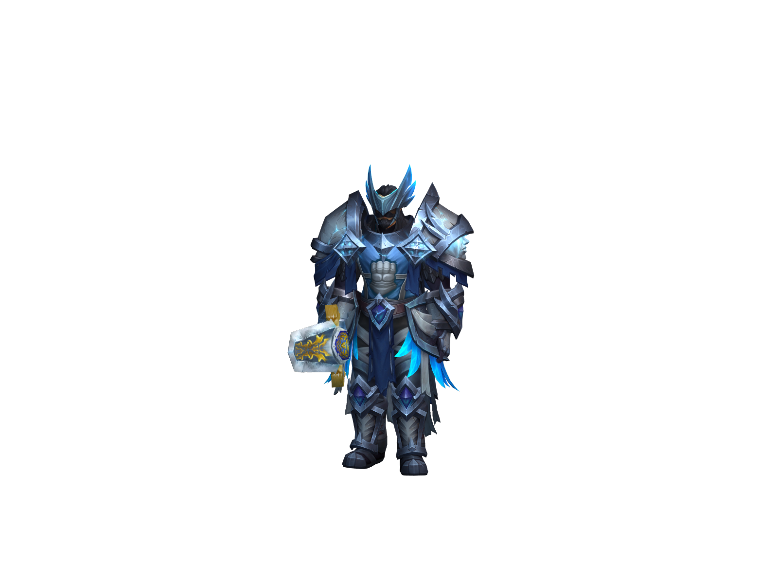 Pallys 3D character render