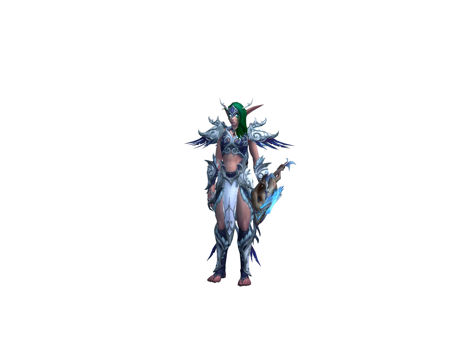 Rosablade 3D character render