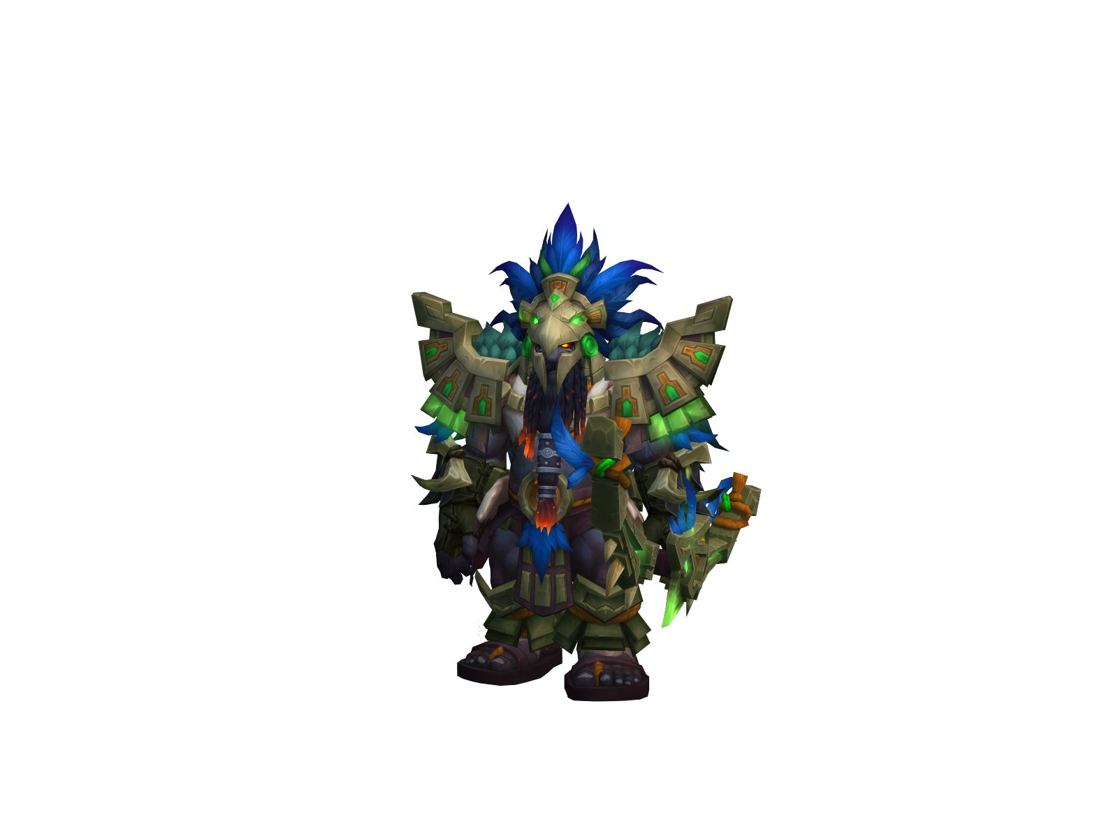 Shellforge 3D character render