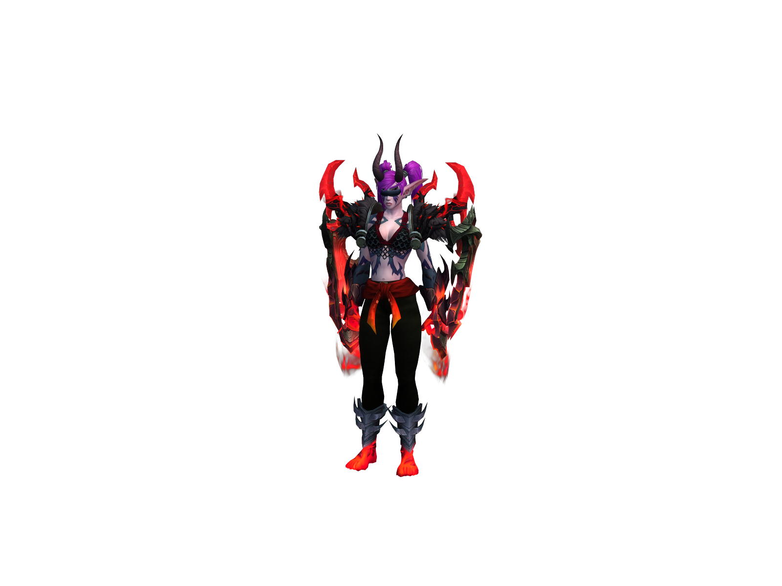 Illidaria 3D character render