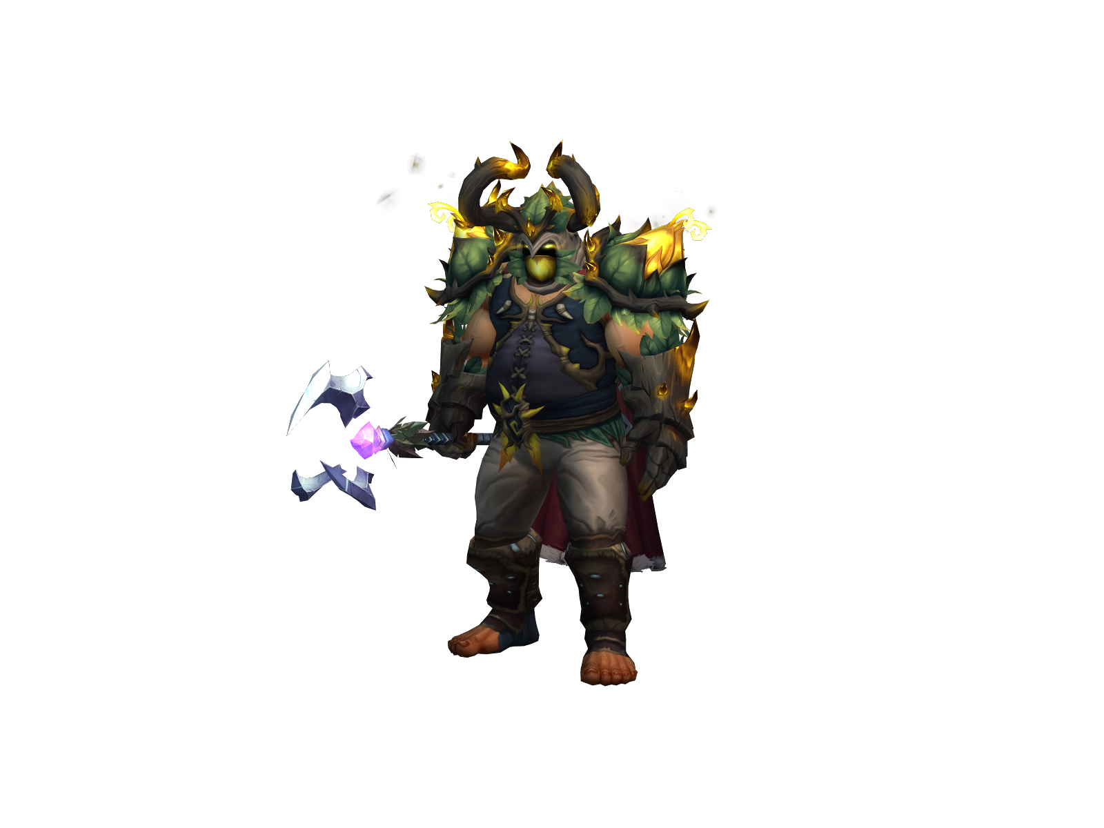 Veliusa 3D character render