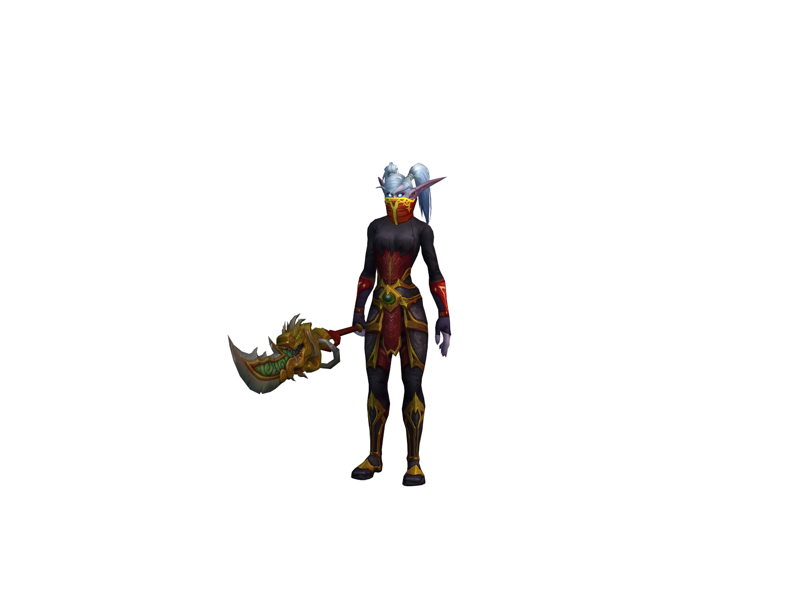Moîraine 3D character render