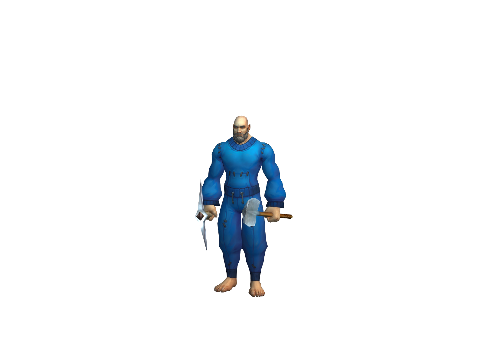 Axamemnon 3D character render