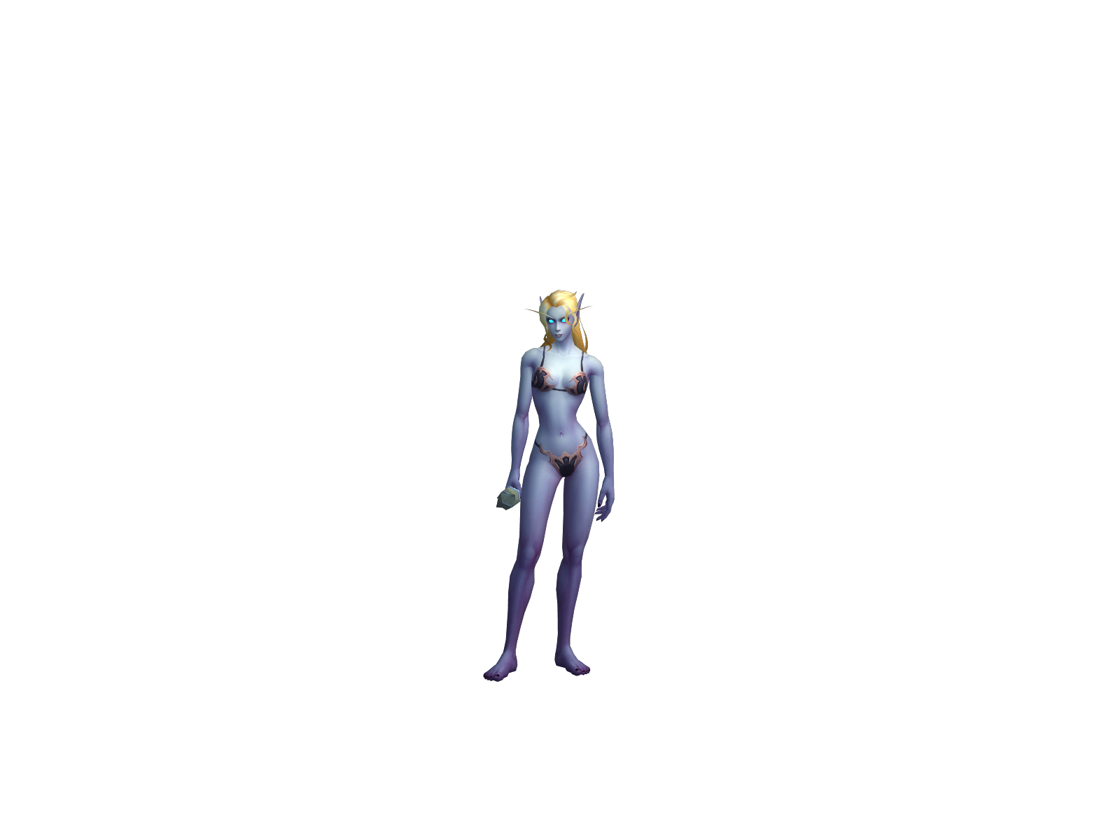Walenztra 3D character render