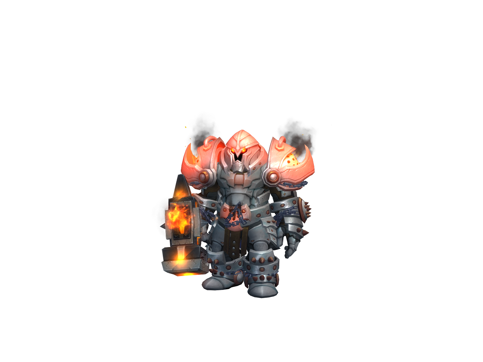 Magmaheart 3D character render