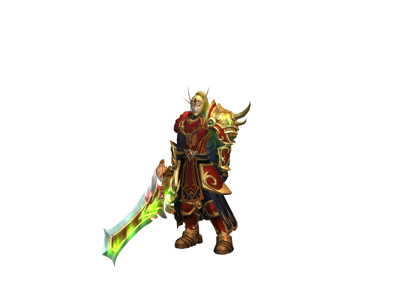 Azurius 3D character render