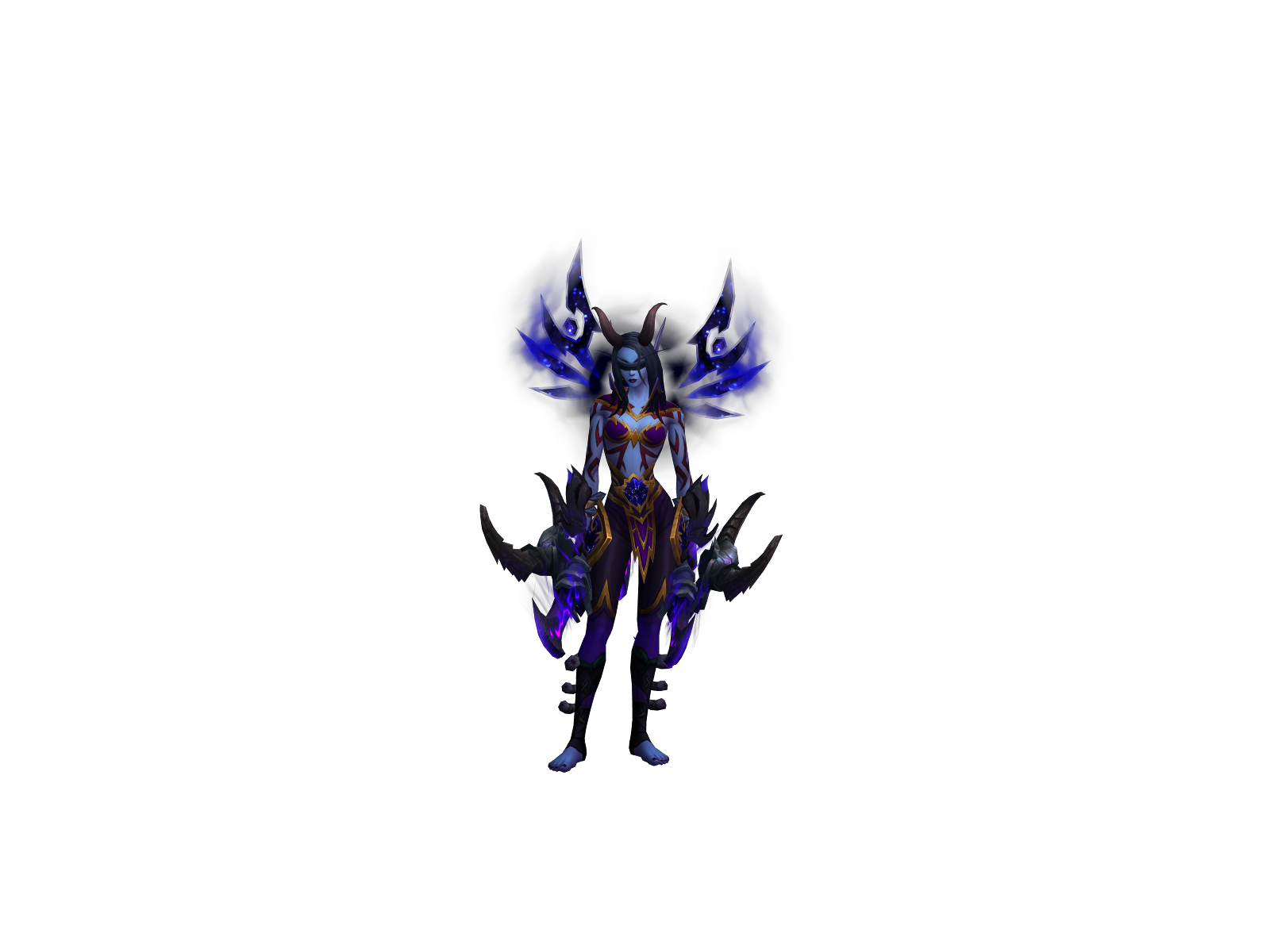 Voidraeblack 3D character render